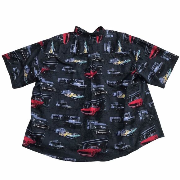 Vintage Muscle Car Button Down Shirt Sz 2X - Picture 5 of 16